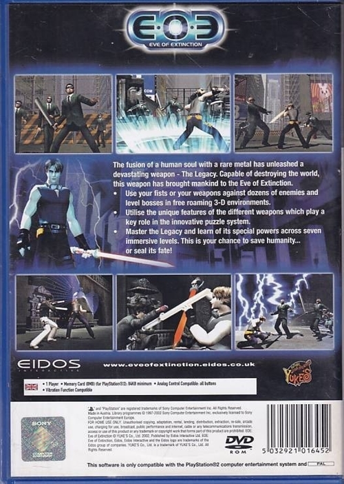 EOE: Eve of Extinction - PS2 (B Grade) (Genbrug)